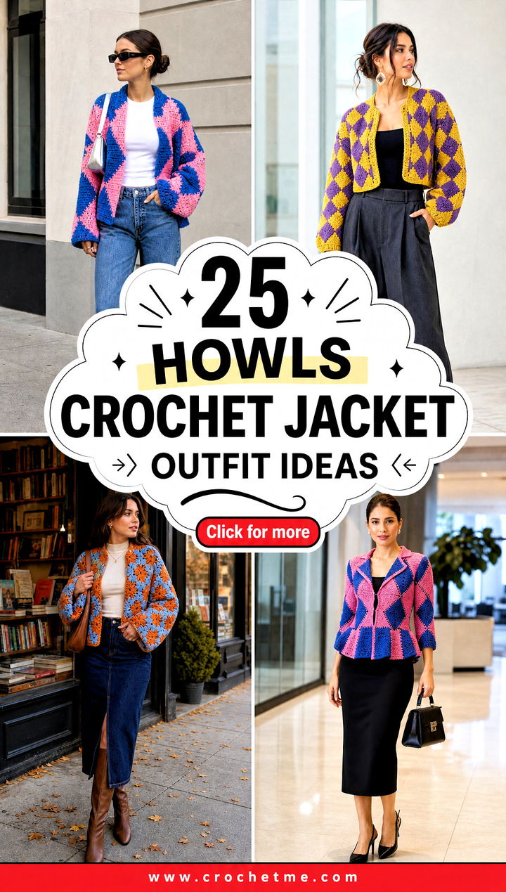 25 Howls Crochet Jacket outfit ideas - 25 Howls Crochet Jacket outfit ideas
