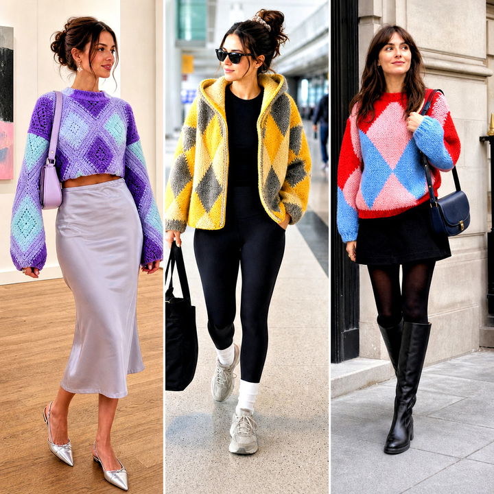 25 Howls Crochet Sweater Outfit Ideas for Cozy Layered Looks