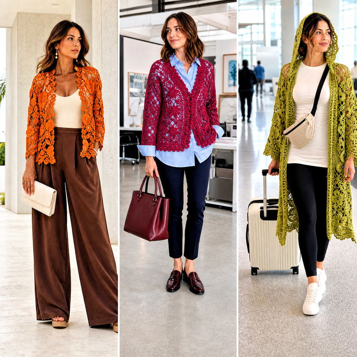 25 Irish Crochet Cardigan Outfit Ideas for Timeless Style