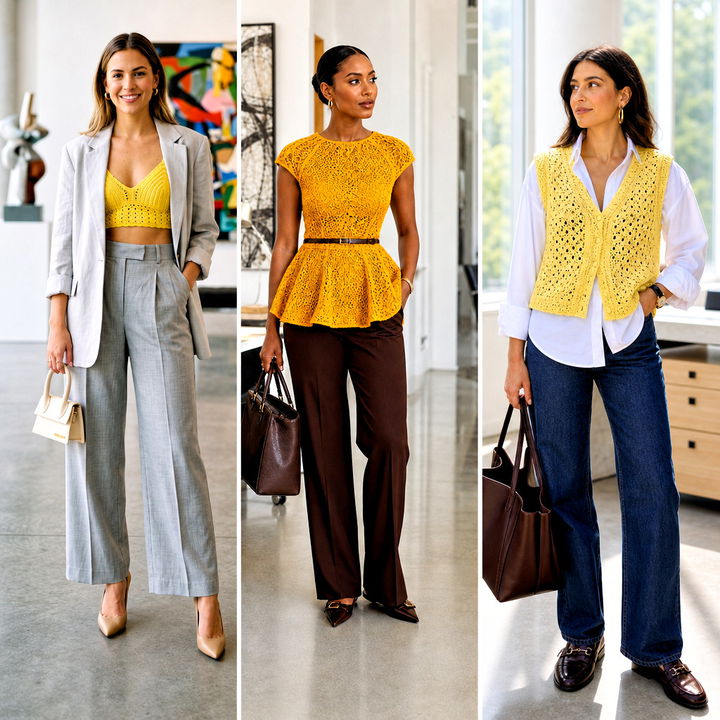 25 Lemon Crochet Top Outfit Ideas for Fresh Summer Style
