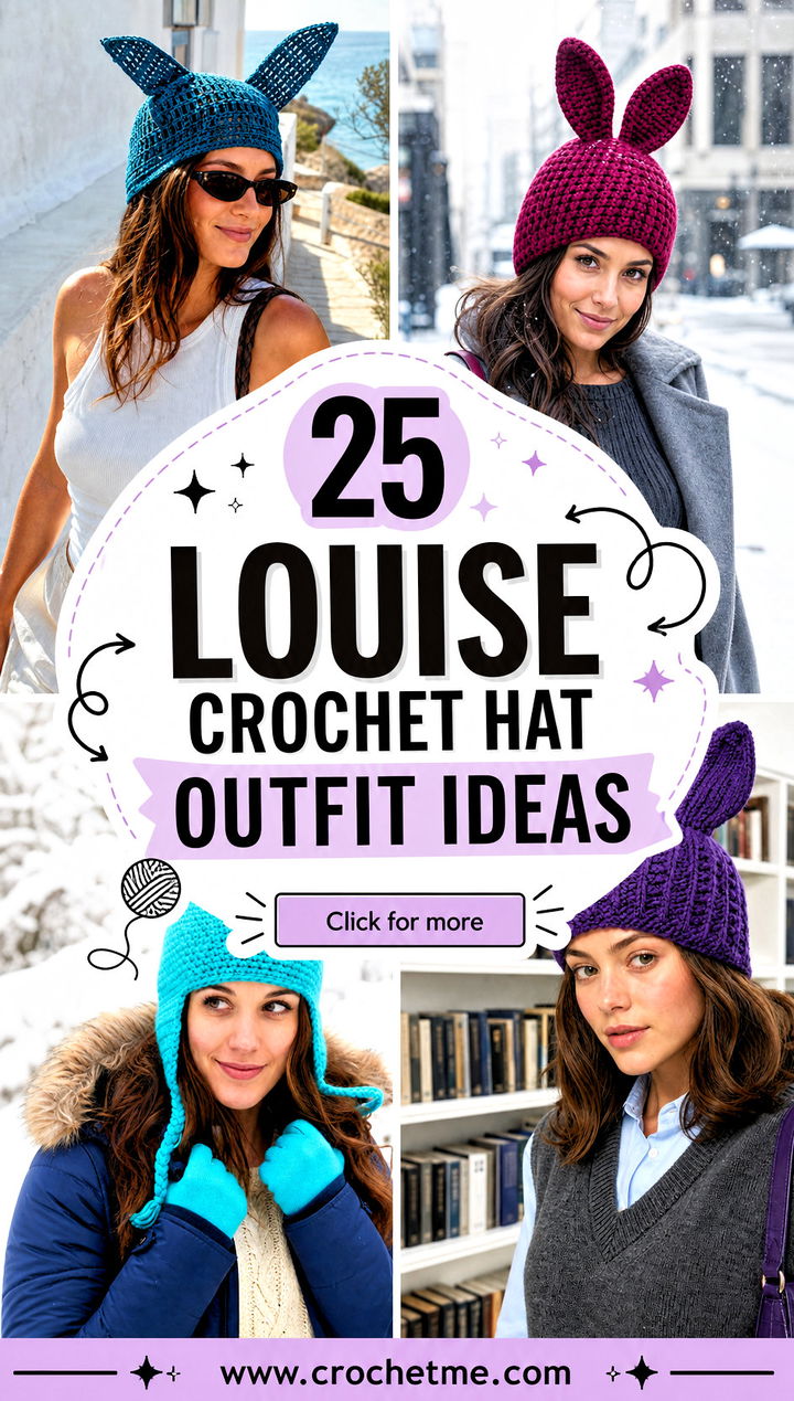 25 Louise Crochet Hat outfit ideas - 25 Louise Crochet Hat outfit ideas