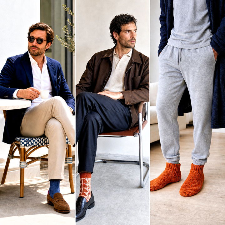 25 Mens Crochet Socks Outfit Ideas for Everyday Comfort