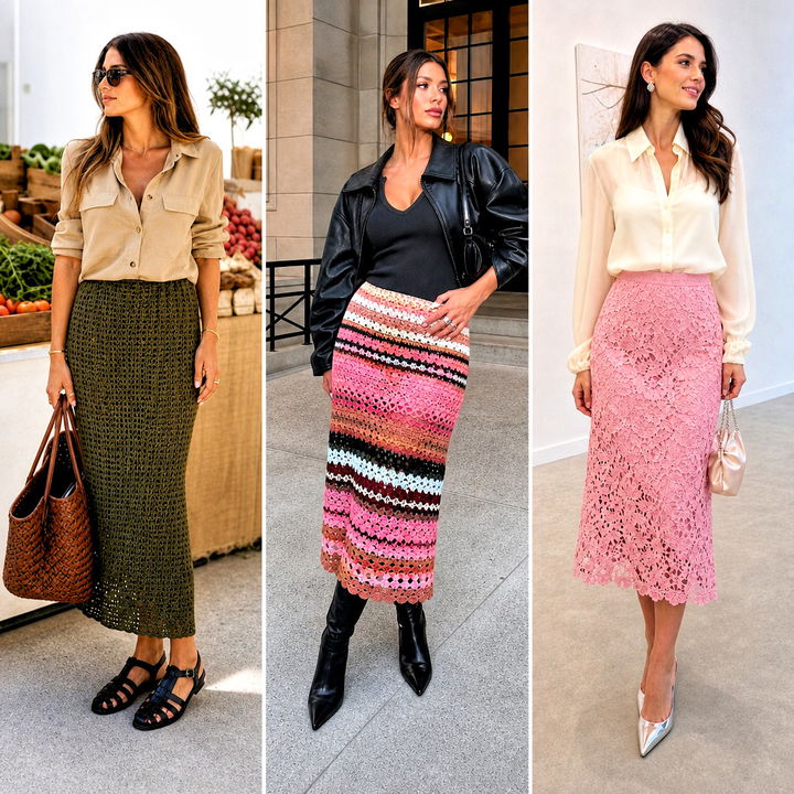 25 Miu Miu Crochet Skirt Outfit Ideas for Chic Trendsetters