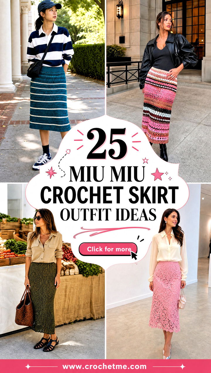 25 Miu Miu Crochet Skirt outfit ideas - 25 Miu Miu Crochet Skirt outfit ideas