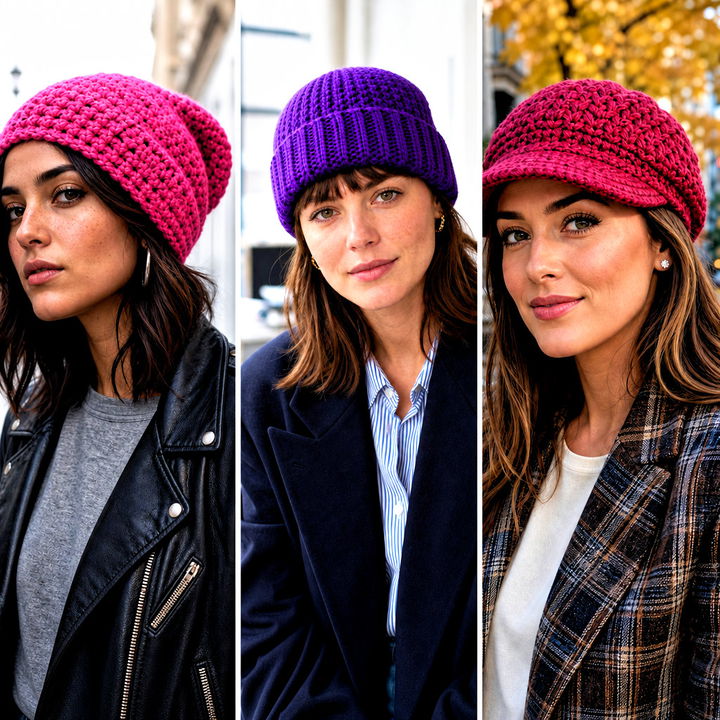 25 One Hour Crochet Hat Outfit Ideas for Quick, Cozy Style