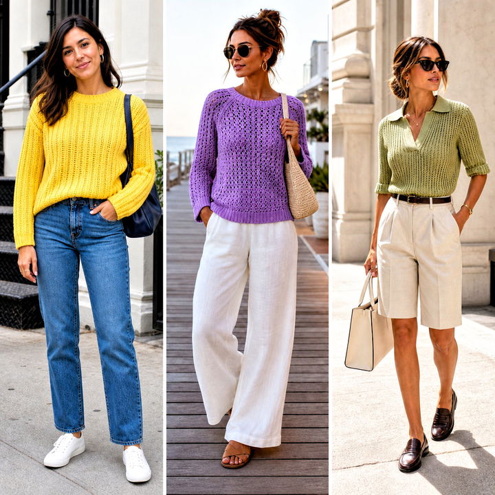 25 Ribbed Crochet Sweater Outfit Ideas for Warm, Cozy Style