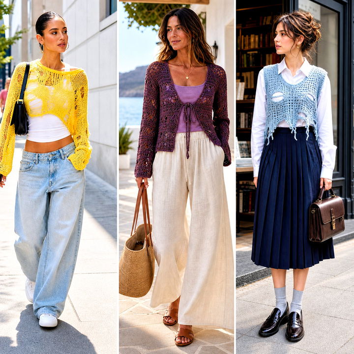 25 Ripped Crochet Top Outfit Ideas for Edgy Summer Style