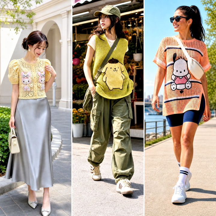25 Sanrio Crochet Clothes and outfit ideas