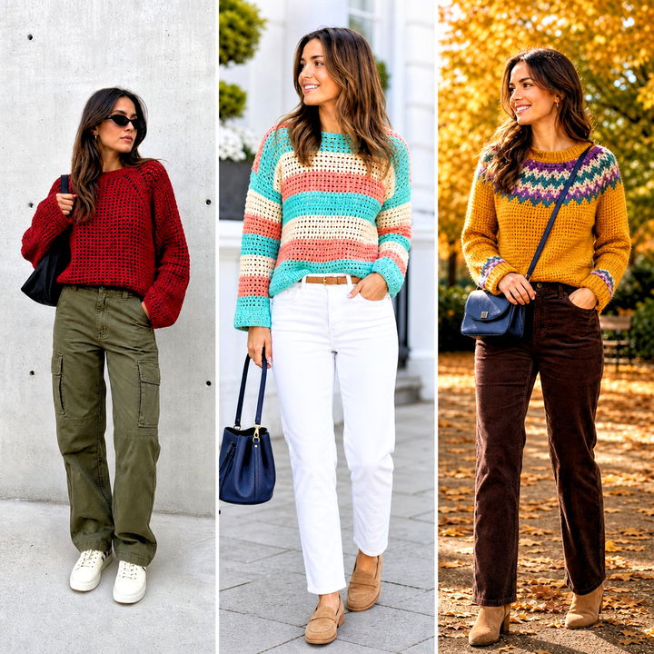 25 Seamless Crochet Sweater Outfit Ideas for Effortless Layers