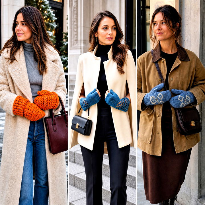 25 Simple Crochet Mittens Outfit Ideas for Cozy Winter Style