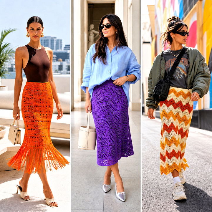 25 Simple Crochet Skirt Outfit Ideas for Playful Handmade Style