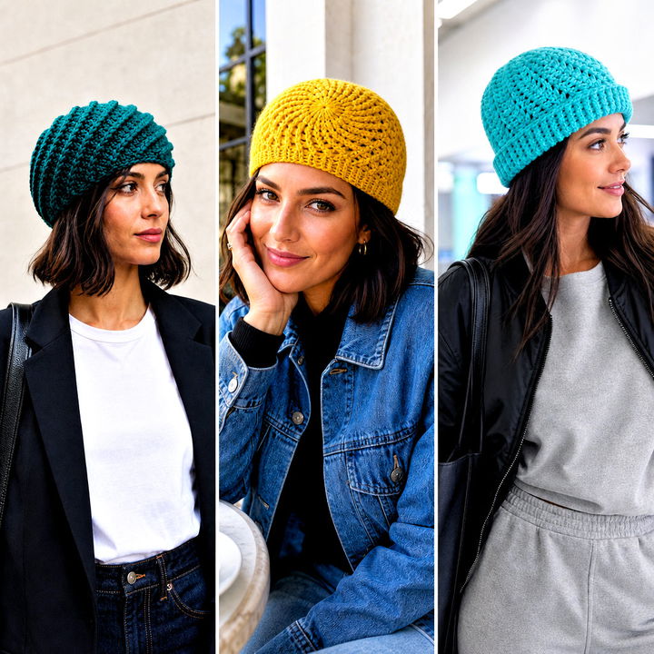 25 Spiral Crochet Hat Outfit Ideas for Bold Handmade Style