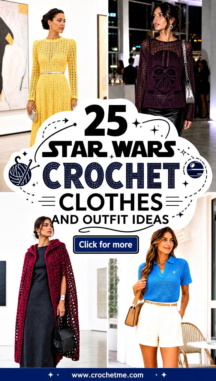 25 Star Wars Crochet Clothes and outfit ideas - 25 Star Wars Crochet Clothes and outfit ideas