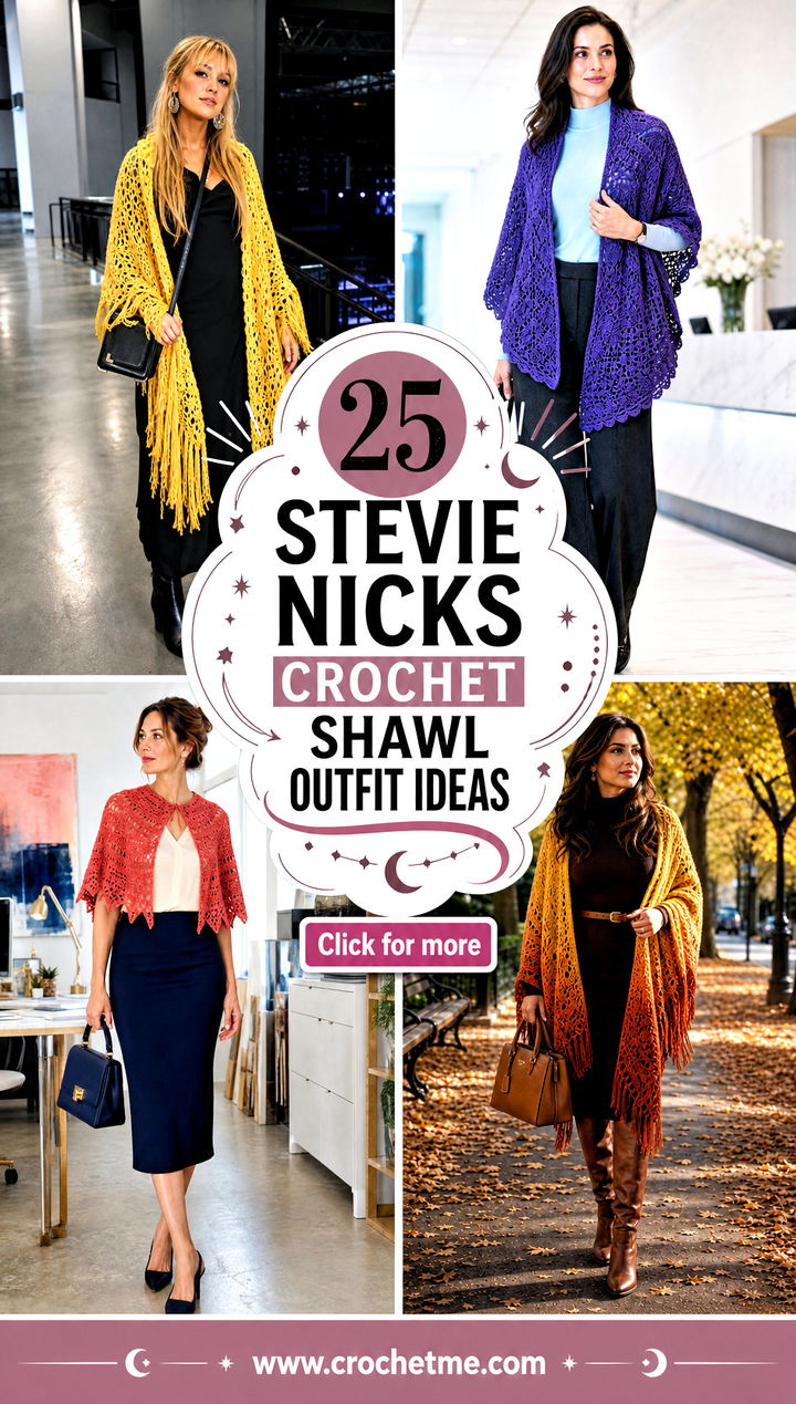 25 Stevie Nicks Crochet Shawl outfit ideas - 25 Stevie Nicks Crochet Shawl outfit ideas
