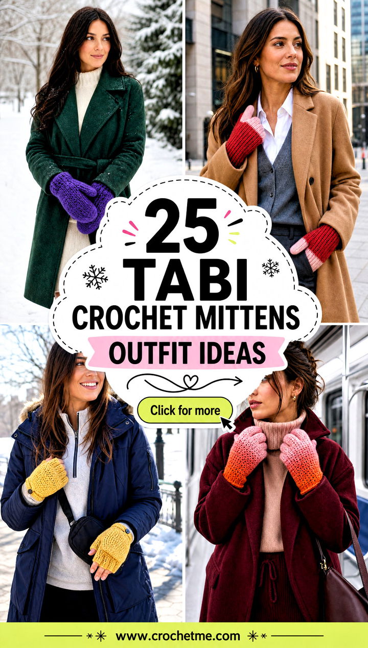 25 Tabi Crochet Mittens outfit ideas - 25 Tabi Crochet Mittens outfit ideas