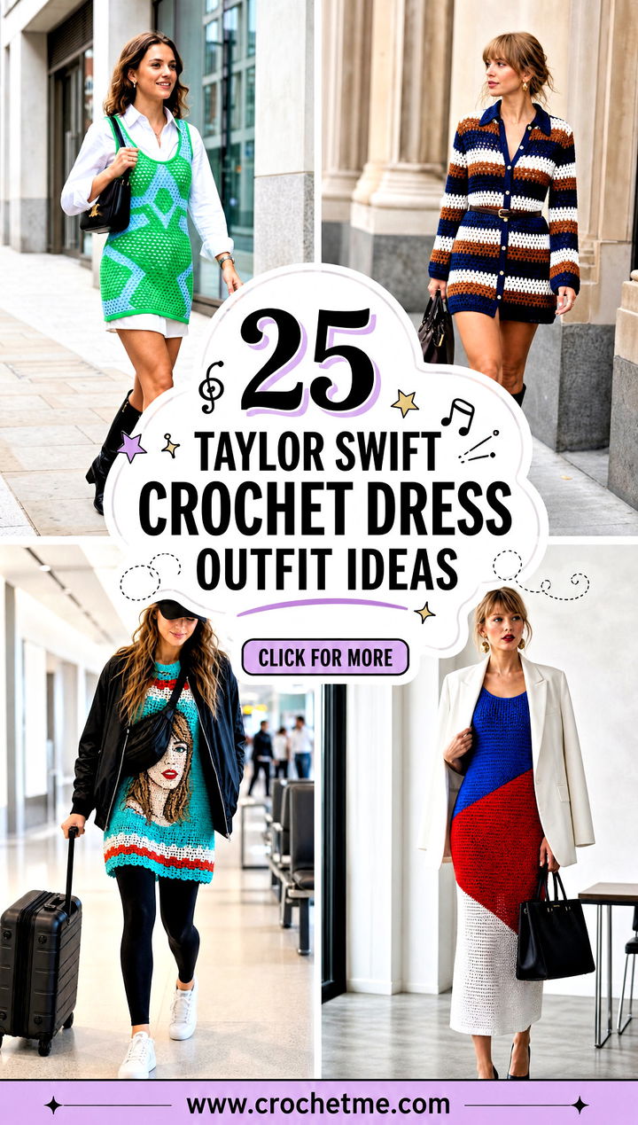 25 Taylor Swift Crochet Dress outfit ideas - 25 Taylor Swift Crochet Dress outfit ideas