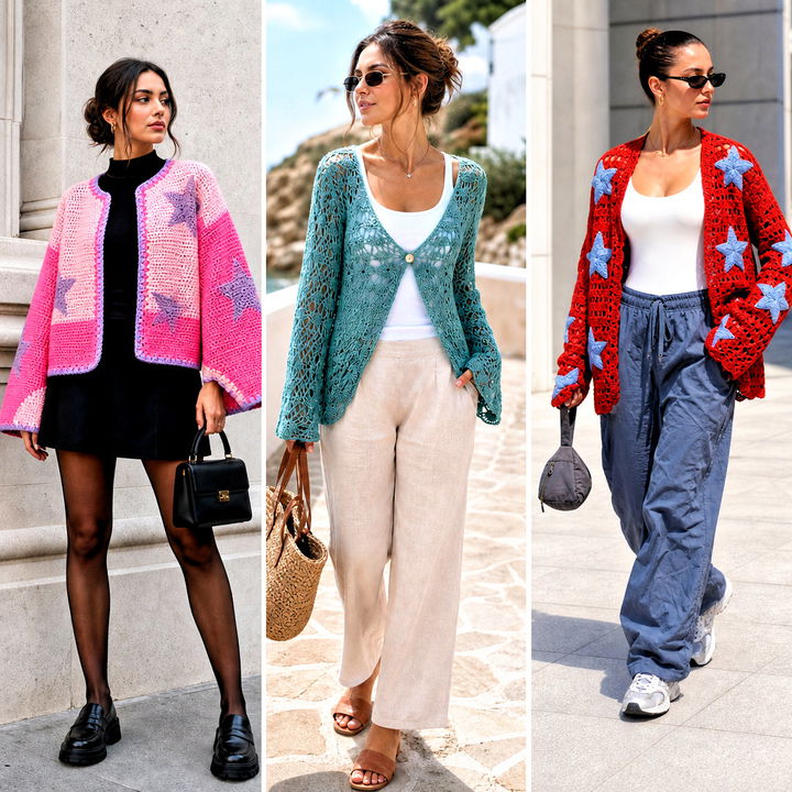 25 Taylor Swift Folklore Crochet Cardigan Outfit Ideas to Try
