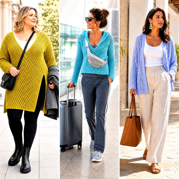 25 V Stitch Crochet Sweater Outfit Ideas for Cozy Modern Style