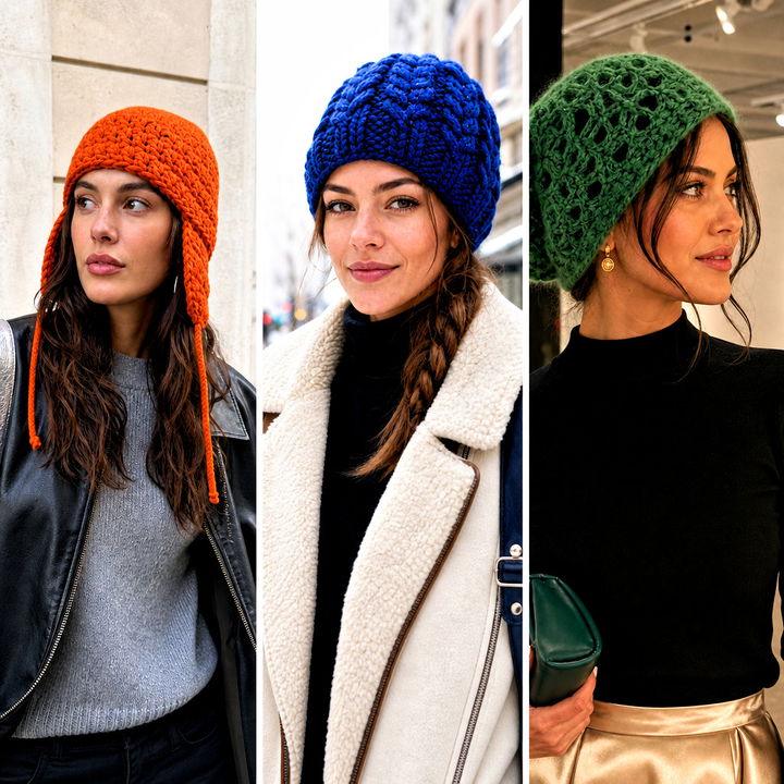25 Wool Crochet Hat Outfit Ideas for Cozy Cold-Weather Style
