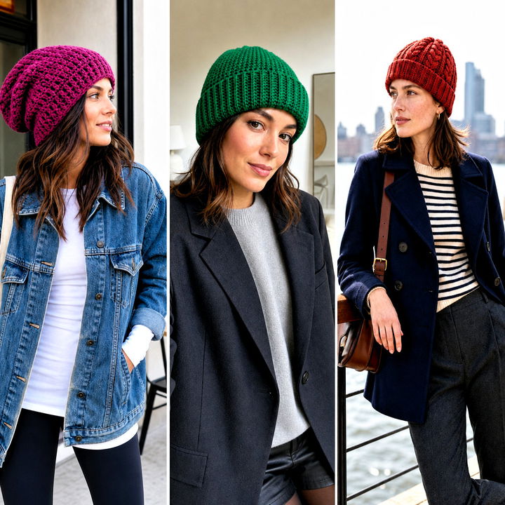 25 Worsted Weight Crochet Beanie Outfit Ideas for Winter