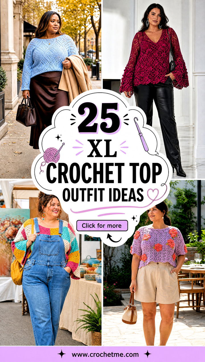 25 Xl Crochet Top outfit ideas - 25 Xl Crochet Top outfit ideas