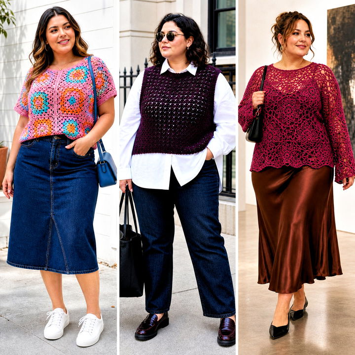 25 Xxl Crochet Top Outfit Ideas for Flattering Summer Style