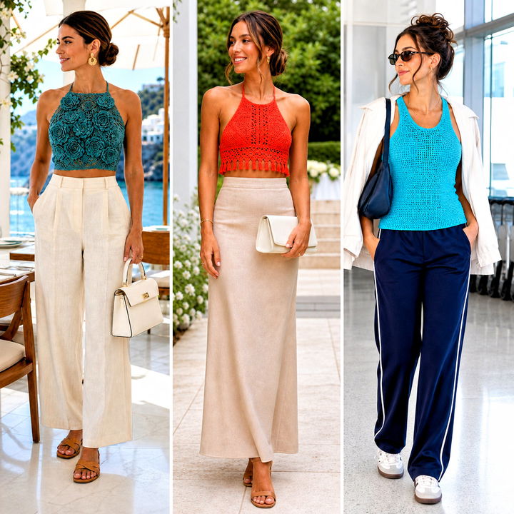 25 Alexandra Saint Mleux Crochet Top Outfit Ideas to Copy