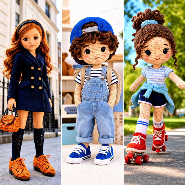 25 Amigurumi Doll Shoes Outfit Ideas for Adorable Doll Style