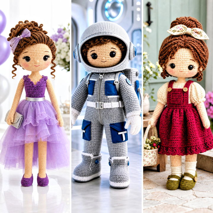 25 Amigurumi Outfits Ideas for Cute Handmade Doll Style
