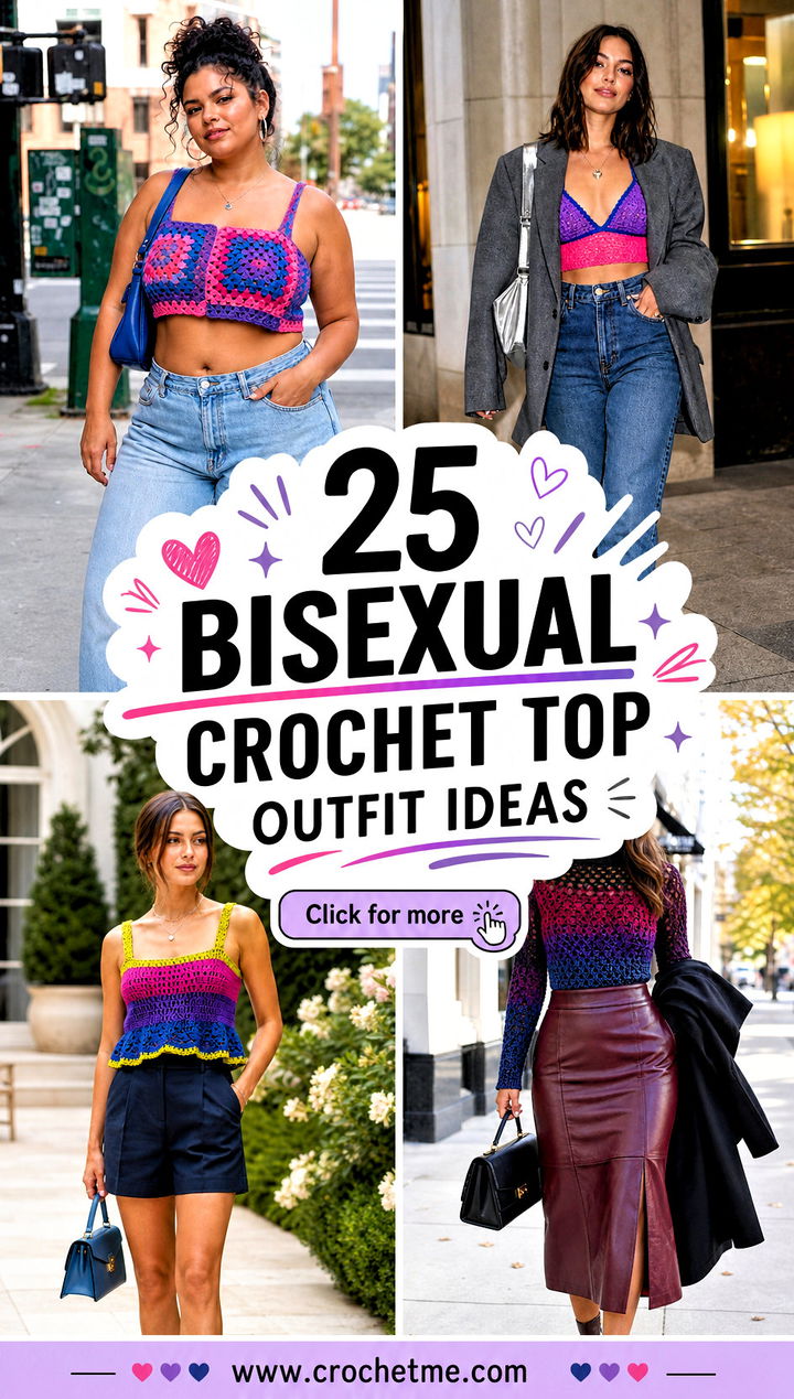 25 bisexual crochet top outfit ideas - 25 bisexual crochet top outfit ideas
