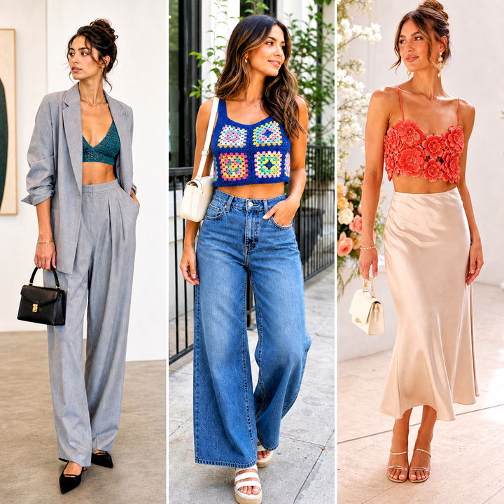 25 Boho Crochet Crop Top Outfit Ideas for Chic Summer Style