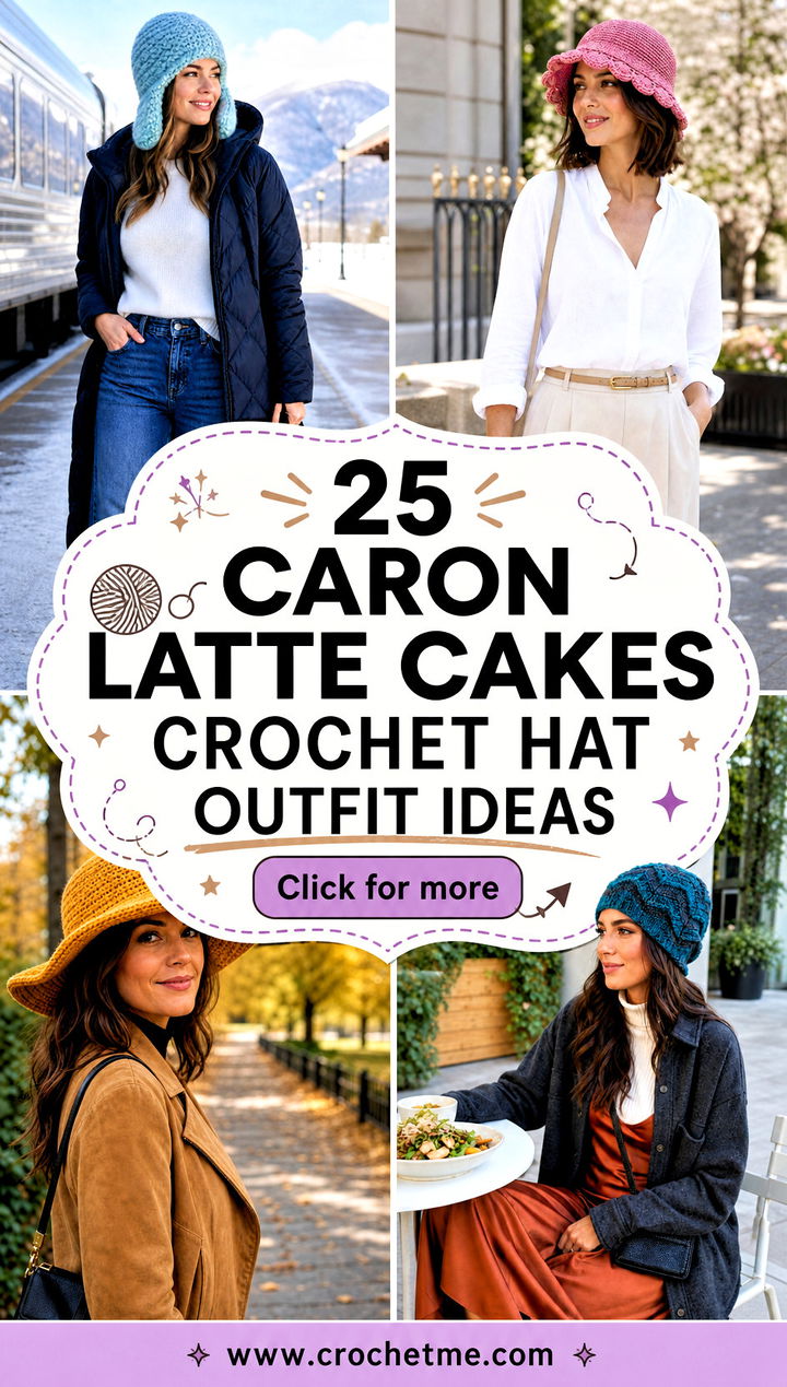 25 caron latte cakes crochet hat outfit ideas - 25 caron latte cakes crochet hat outfit ideas