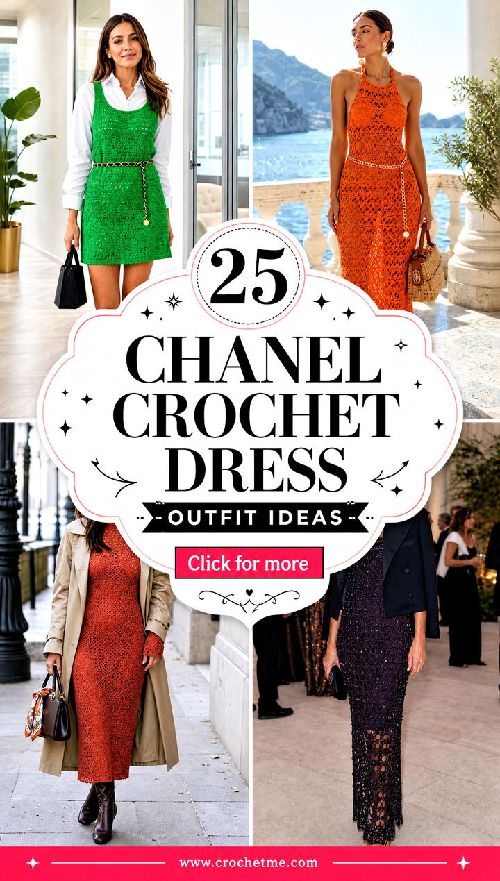25 chanel crochet dress outfit ideas - 25 chanel crochet dress outfit ideas