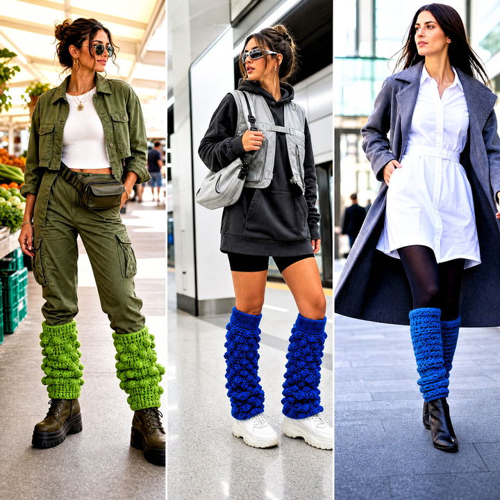 25 Chunky Crochet Leg Warmers Outfit Ideas for Cozy Days