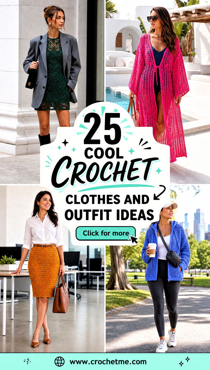 25 cool crochet clothes and outfit ideas - 25 cool crochet clothes and outfit ideas