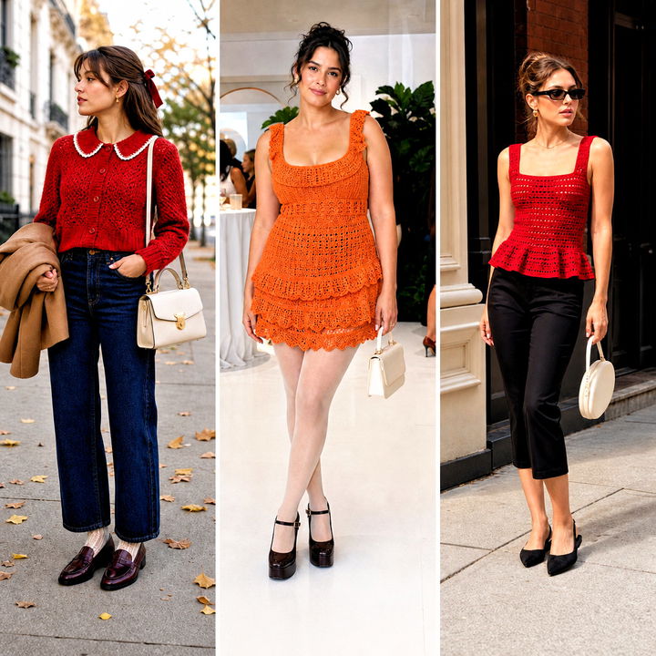25 Coquette Crochet Clothes and Outfit Ideas for Romantic Looks