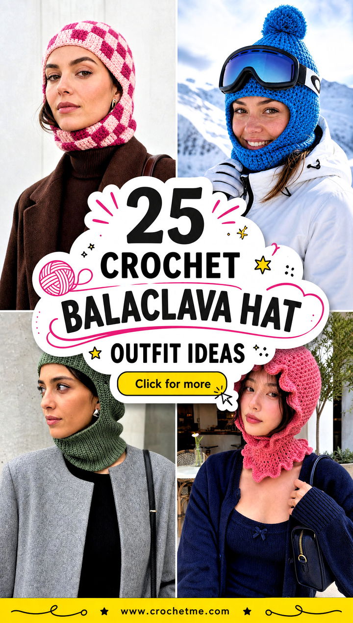 25 crochet balaclava hat outfit ideas - 25 crochet balaclava hat outfit ideas