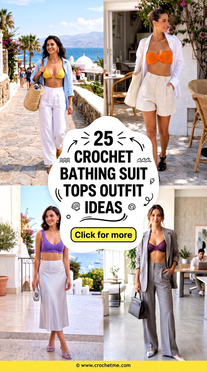 25 crochet bathing suit tops outfit ideas - 25 crochet bathing suit tops outfit ideas