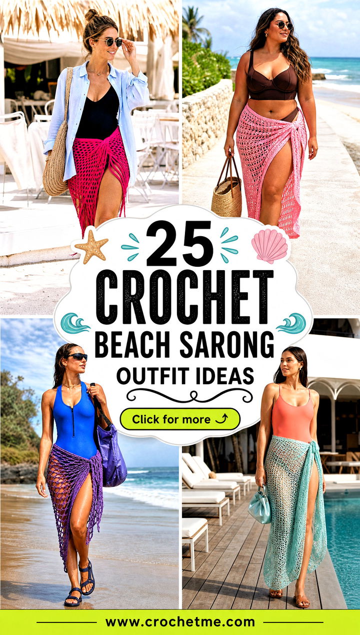 25 crochet beach sarong outfit ideas - 25 crochet beach sarong outfit ideas