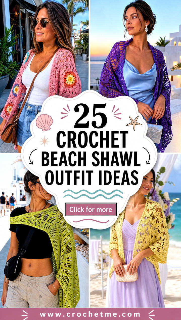 25 crochet beach shawl outfit ideas - 25 crochet beach shawl outfit ideas