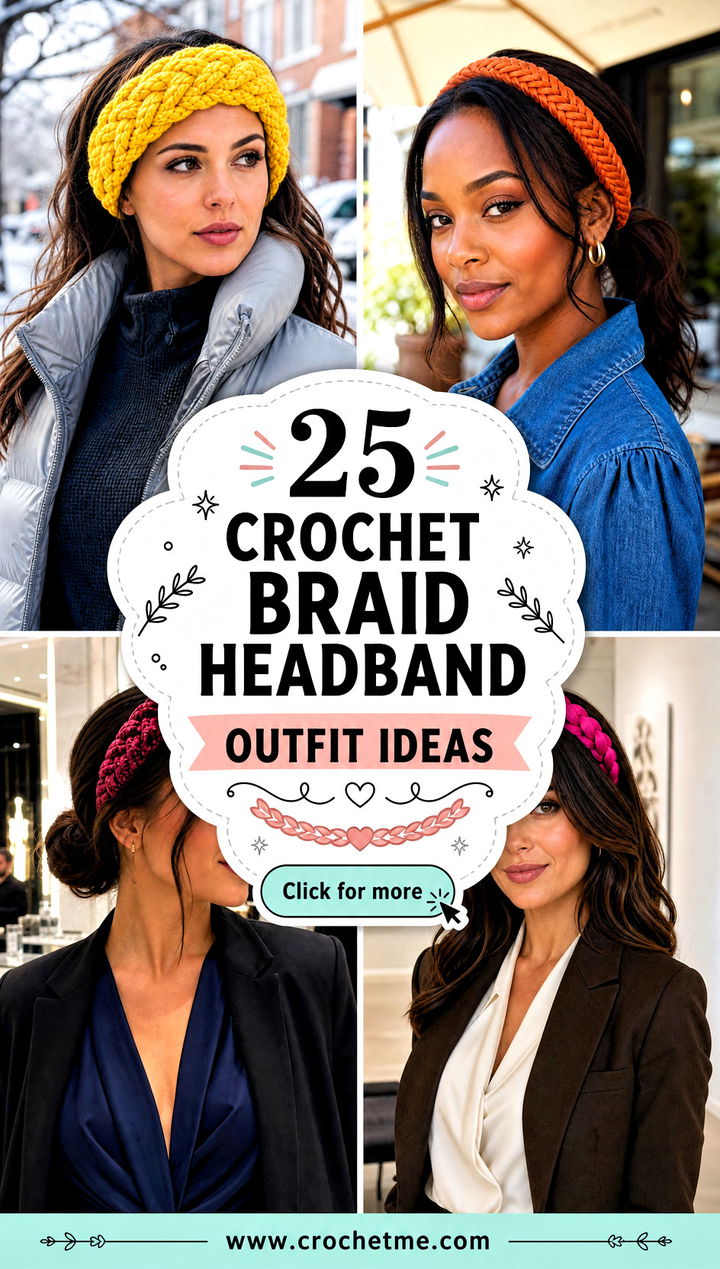 25 crochet braid headband outfit ideas - 25 crochet braid headband outfit ideas
