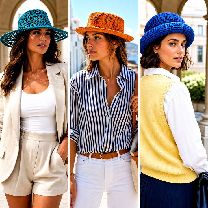 25 Crochet Brimmed Hat Outfit Ideas for Chic Sunny-Day Style