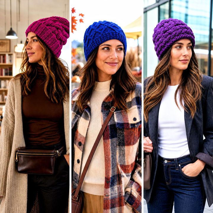 25 Crochet Cable Beanie Outfit Ideas for Cozy Winter Style