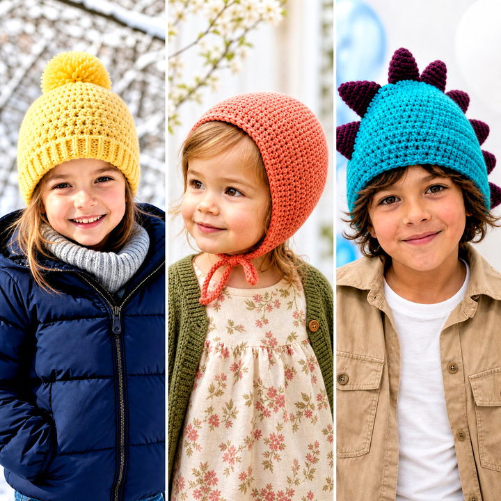 25 Crochet Childs Hat Outfit Ideas for Cute Cold-Weather Looks