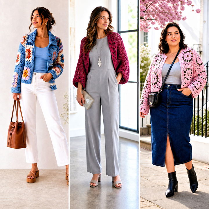 25 Crochet Clothes Jacket Outfit Ideas for Creative Layering