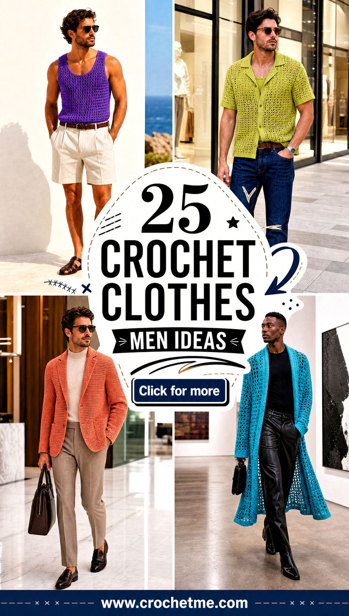 25 crochet clothes men ideas - 25 crochet clothes men ideas