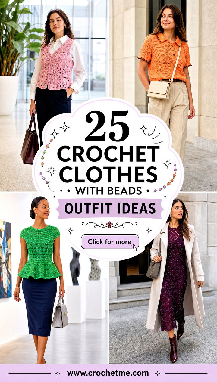25 crochet clothes with beads outfit ideas - 25 crochet clothes with beads outfit ideas