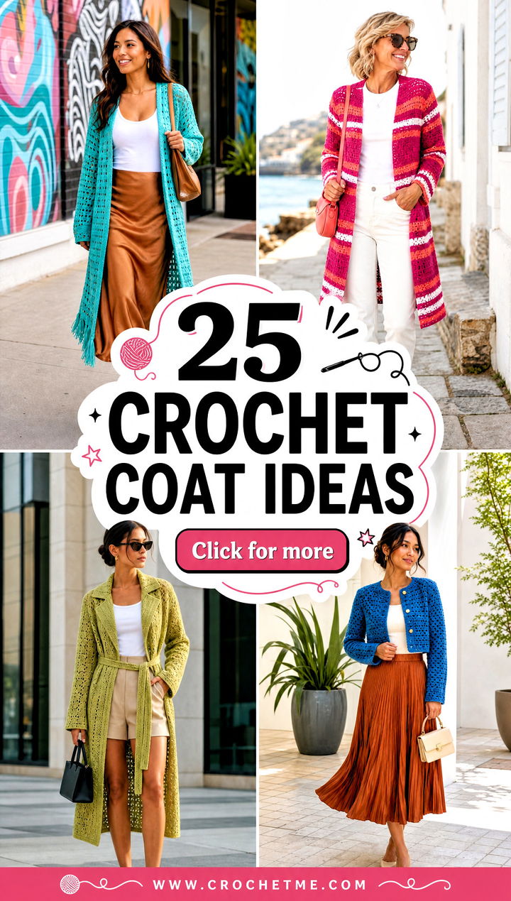 25 crochet coat ideas - 25 crochet coat ideas
