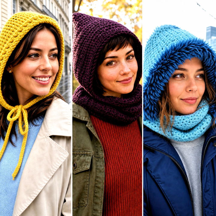 25 Crochet Cowl Hat Outfit Ideas for Cozy Cold-Weather Style