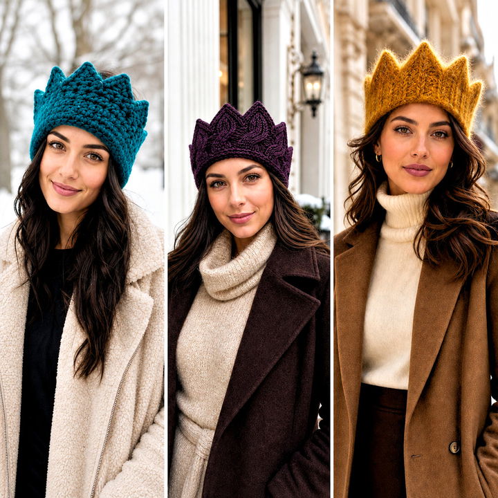 25 Crochet Crown Ear Warmer Outfit Ideas for Cozy Winter Style